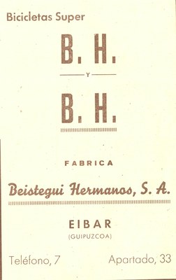 21) Beistegui hermanos, s.a.(BH) 21) Beistegui hermanos, s.a.(BH)