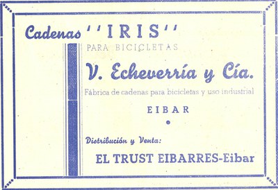 23) Cadenas Iris de V. Echeverría y Cía 23) Cadenas Iris de V. Echeverría y Cía