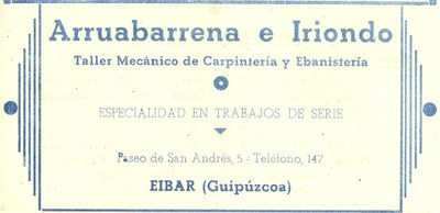 7) Arruabarrena e Iriondo 7) Arruabarrena e Iriondo