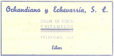 87) Ochandiano y Echevarría, s.l 87) Ochandiano y Echevarría, s.l