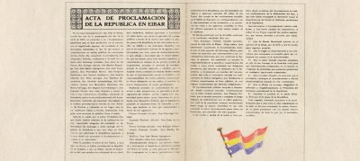 Acta de proclamación de la II. República en Eibar Acta de proclamación de la II. República en Eibar
