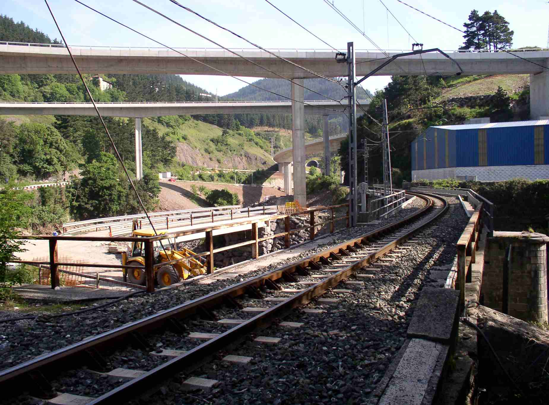 2003. La autopista desde Maltzaga.