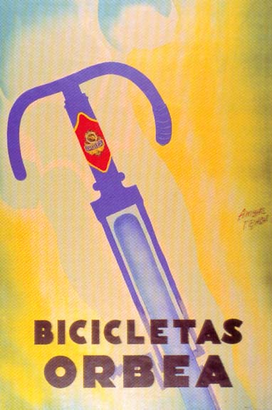 Cartel de Orbea realizado por Aníbal Tejada, año 1933