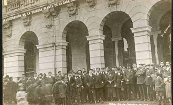 Inauguración de la Casa del Pueblo de Eibar