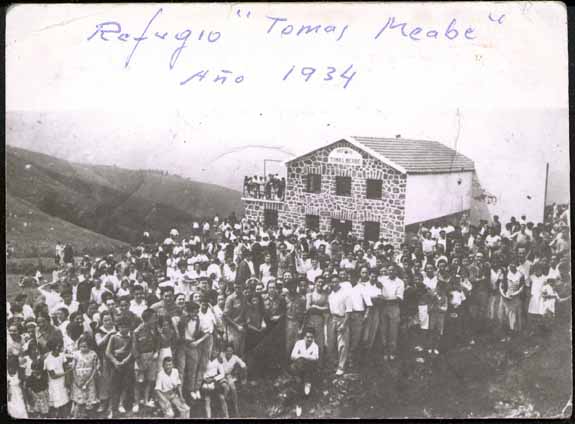 Inauguración del Refugio Socialista Tomás Meabe