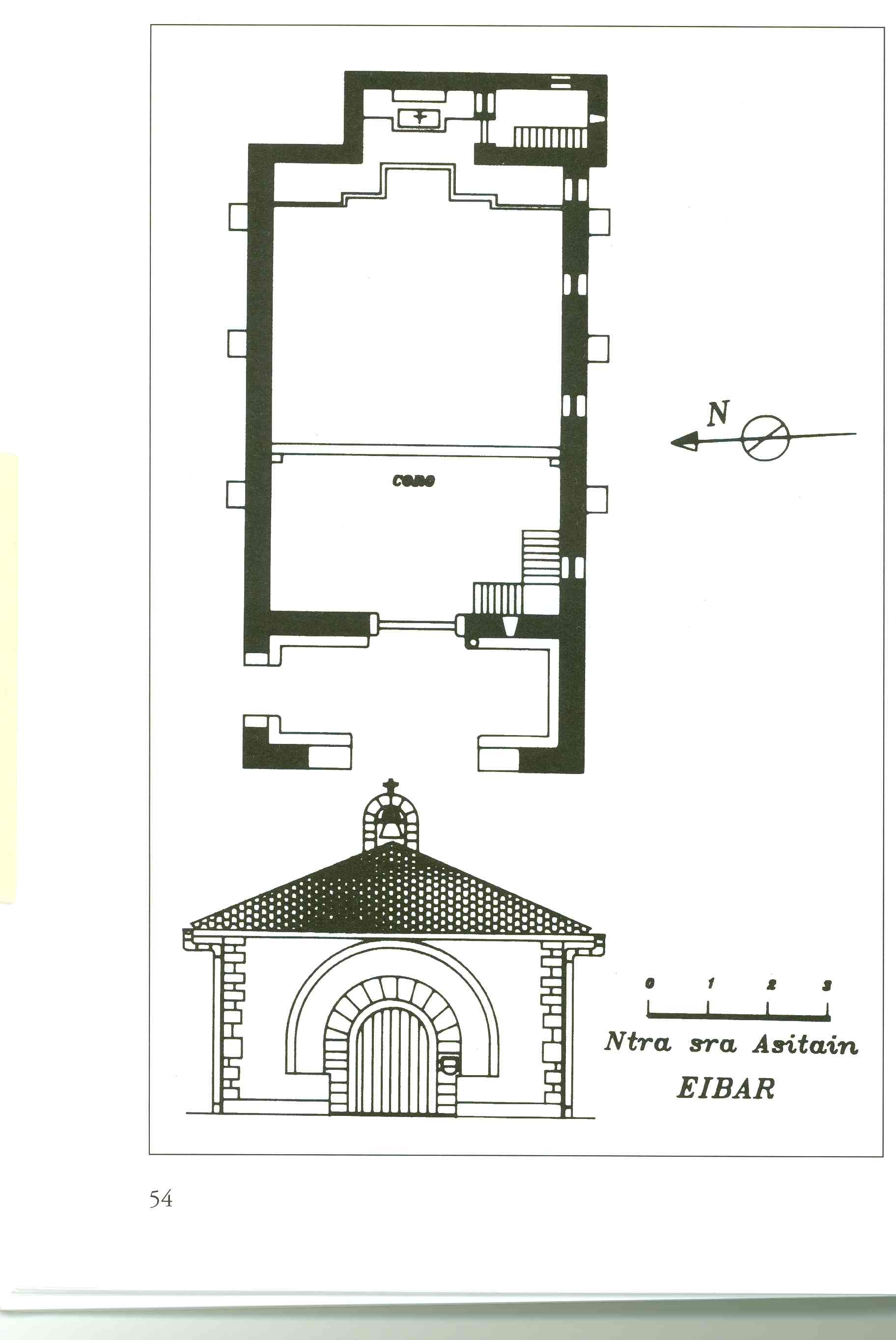Plano Ermita de Azitain