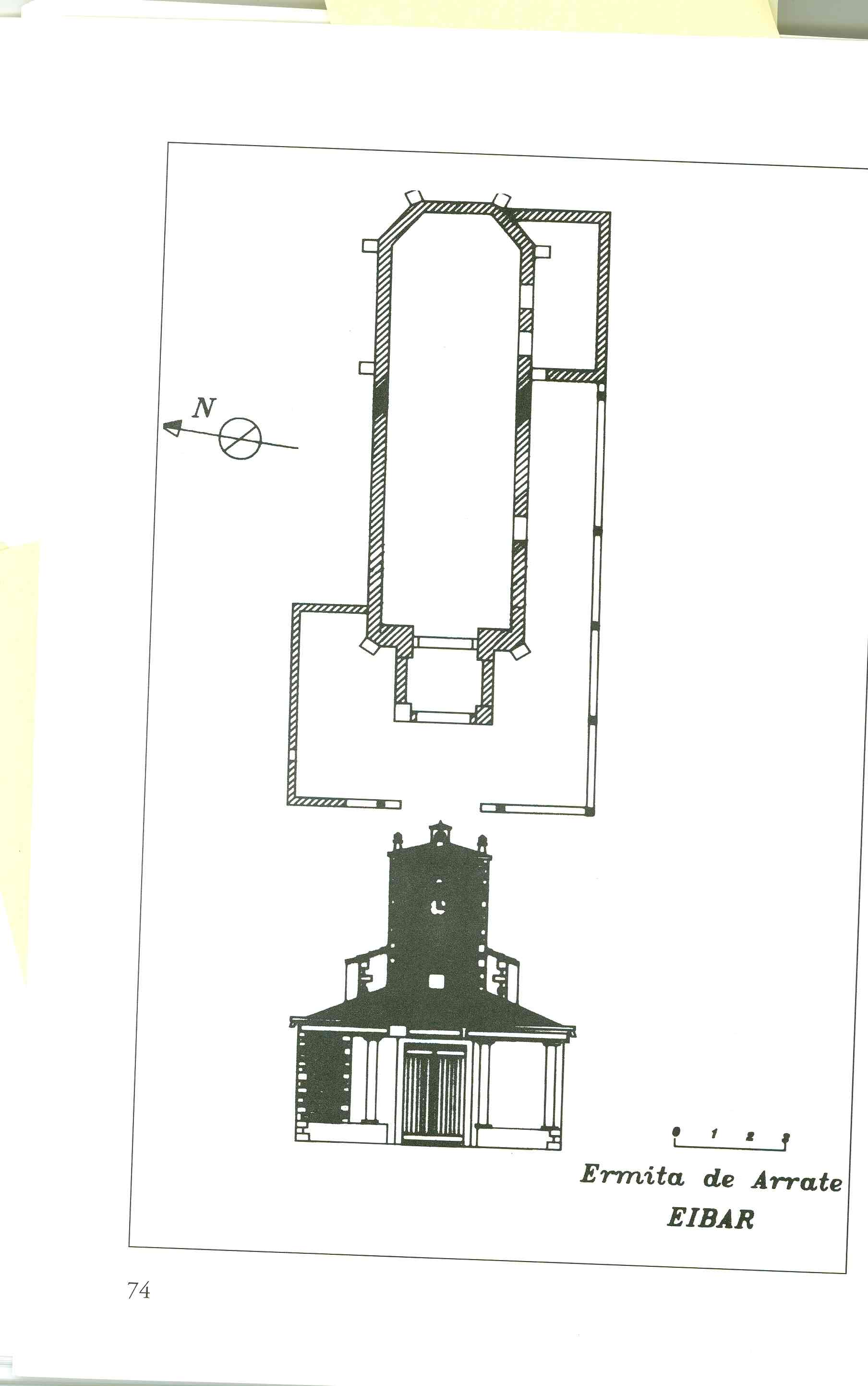 Plano del Santuario de Arrate