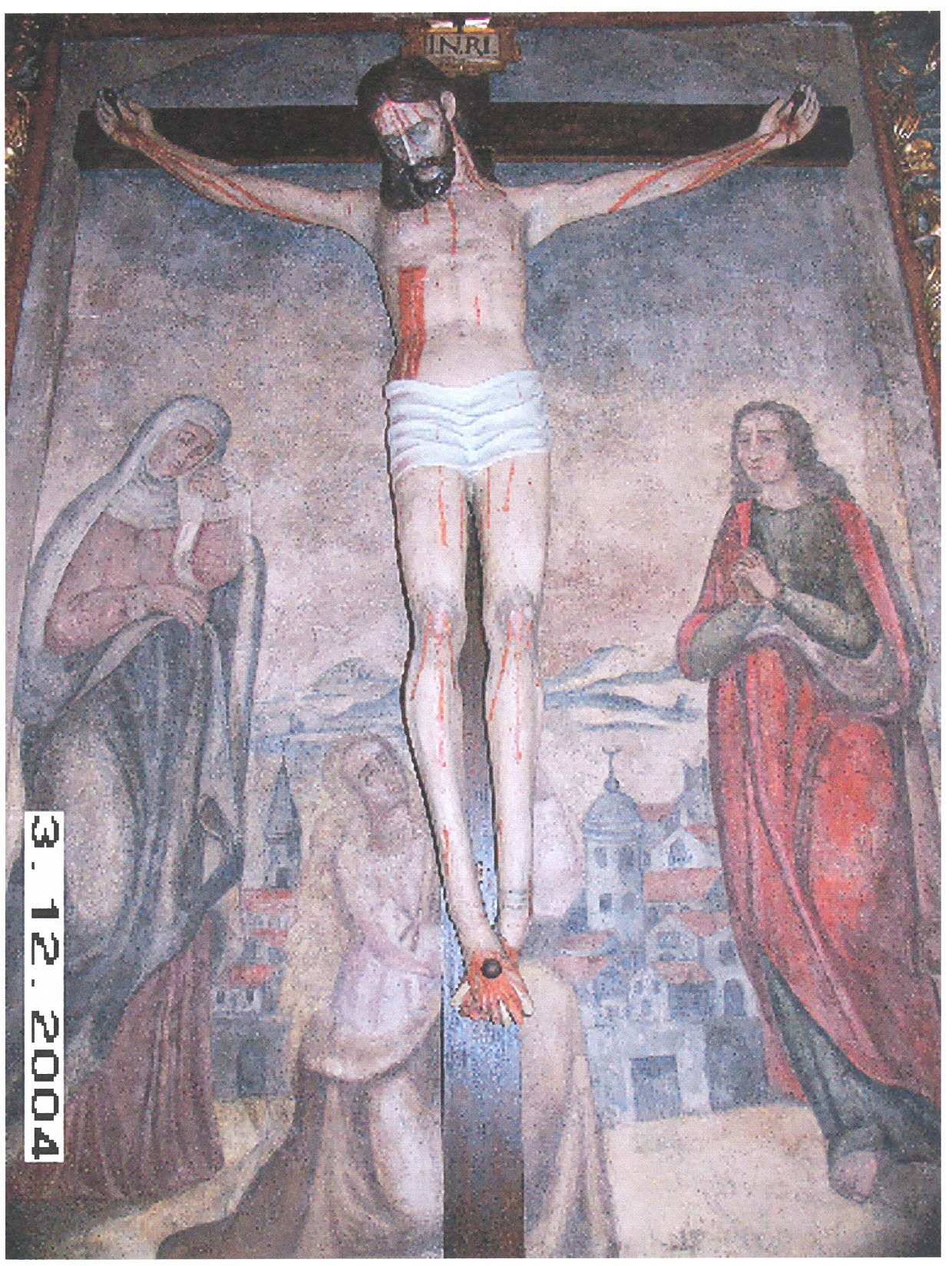 Cristo restaurado en 2004.