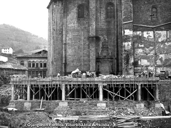 Reconstrucción alrededores de San Andrés, 1941.