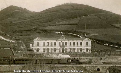 Antigua Residencia de San Andrés. Hacia 1910. Antigua Residencia de San Andrés. Hacia 1910.