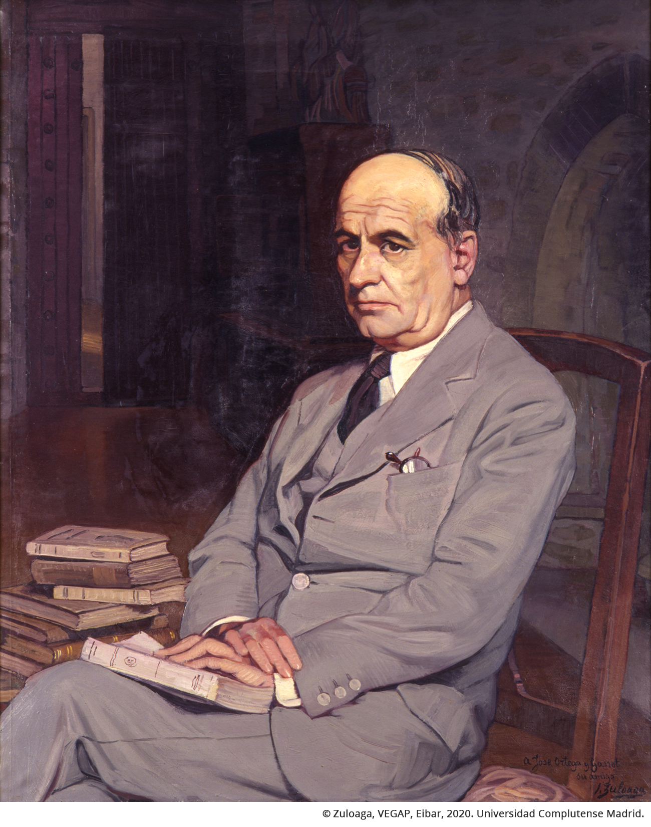 Retrato de Ortega y Gasset 