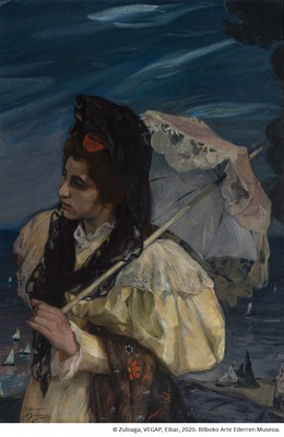 La dama de la sombrilla 