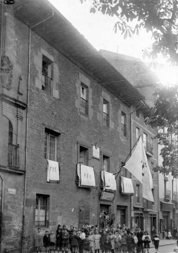 Casa solariega donde nació Ignacio Zuloaga 1937