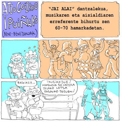 Jai-Alai dantzalekua (Atzo goizeko ipuinak, Jose Antonio Azpilikueta) Jai-Alai dantzalekua (Atzo goizeko ipuinak, Jose Antonio Azpilikueta)