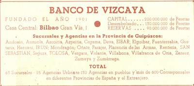 12) Banco de Vizcaya 12) Banco de Vizcaya