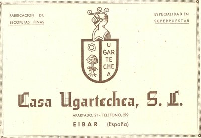 29) Casa Ugartechea, fabricación de escopetas finas 29) Casa Ugartechea, fabricación de escopetas finas