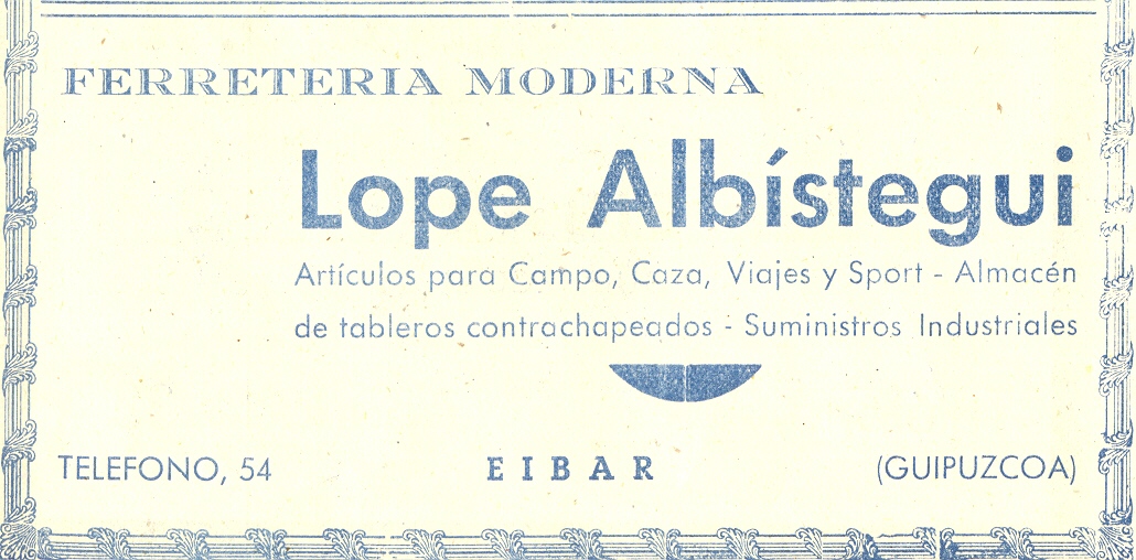 44) Ferretería Lope Albístegui