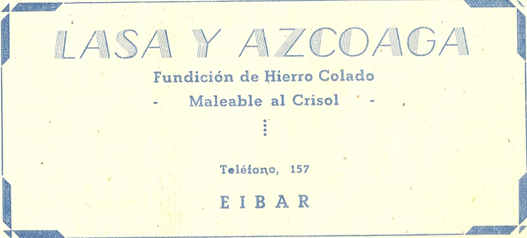 72) Lasa y Azcoaga