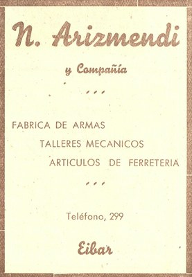 85) n. Arizmendi y Compañía