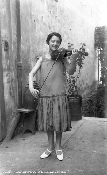 La violinista Albina Madinabeitia