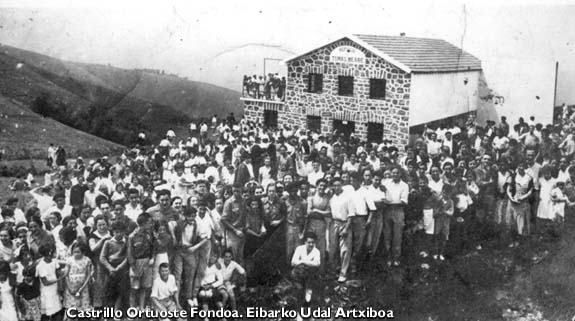 Inauguración del refugio Tomás Meabe