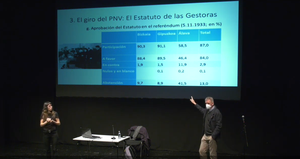 "El Estatuto de Autonomía de 1936, su polémica prehistoria y su fin agridulce" - Conferencia de Ludger Mees  "El Estatuto de Autonomía de 1936, su polémica prehistoria y su fin agridulce" - Conferencia de Ludger Mees