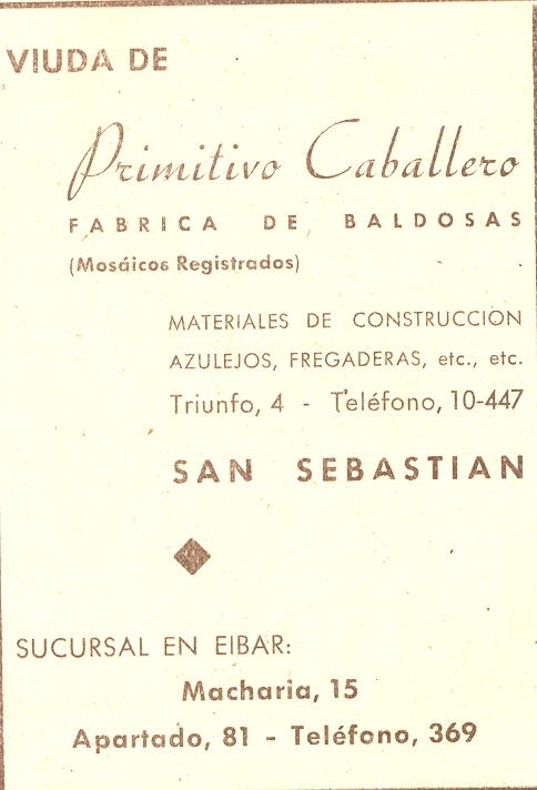 108) Viuda de Primitivo Caballero, fábrica de baldosas