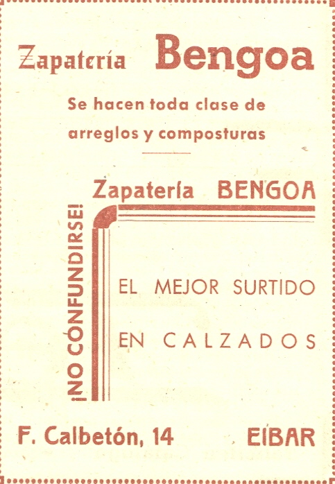 110) Zapatería Bengoa