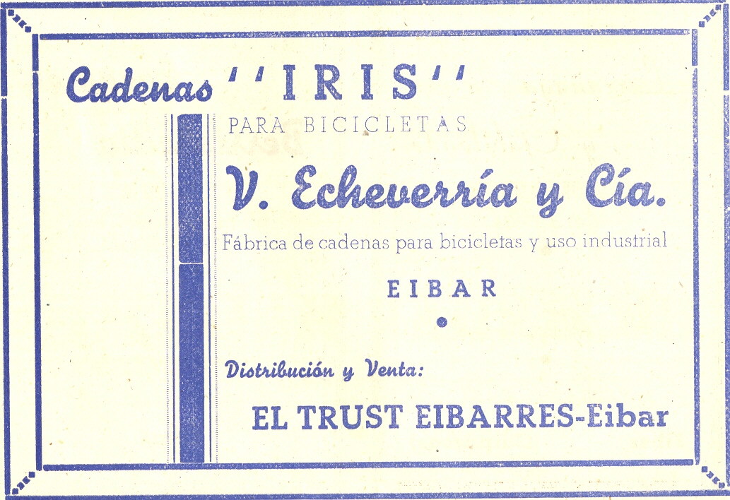 23) Cadenas Iris de V. Echeverría y Cía