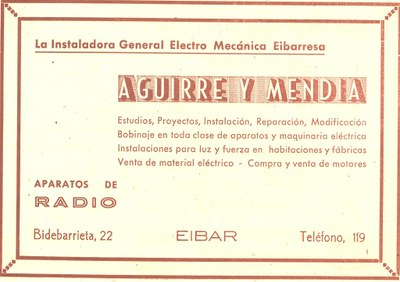 5) Aguirre y Mendia 5) Aguirre y Mendia