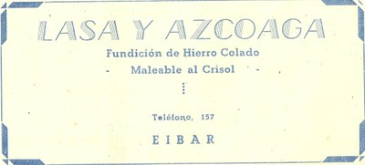 72) Lasa y Azcoaga