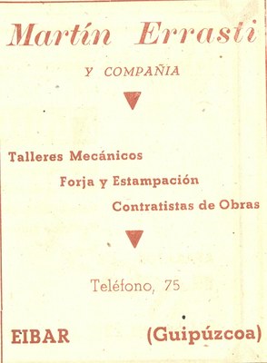 81) Martín Errasti y Compañía 81) Martín Errasti y Compañía