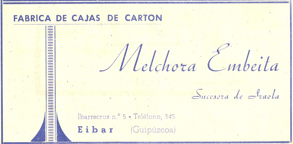 82) Melchora Embeita, fábrica de cajas de cartón