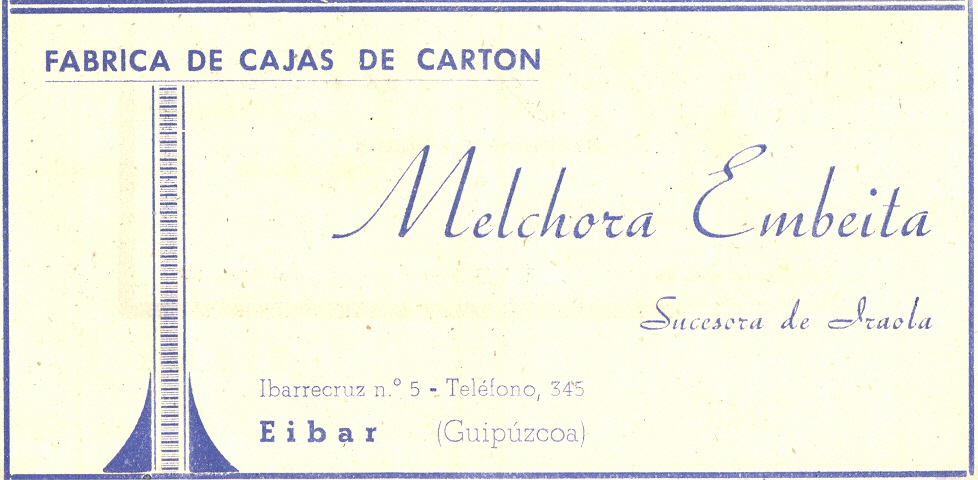 82) Melchora Embeita, fábrica de cajas de cartón