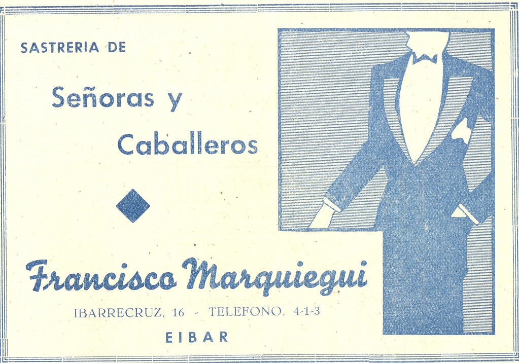 96) Sastrería Francisco Marquiegui