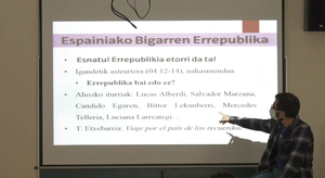 "Espainiako Bigarren Errepublika eta Gerra Zibila" - Unai Belaustegiren hitzaldia