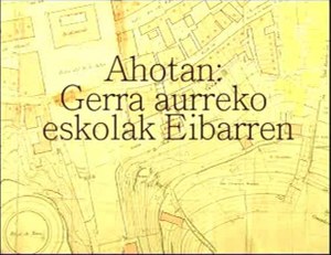 Gerra aurreko eskolak Gerra aurreko eskolak