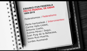 "Itun Federal Berria": Carme Valls-Llobet, Jesús Ruiz-Huerta, Juan Puig de la Bellacasa, Zulima Pérez i Segui, Santiago Coello eta Lurdes Auzmendi