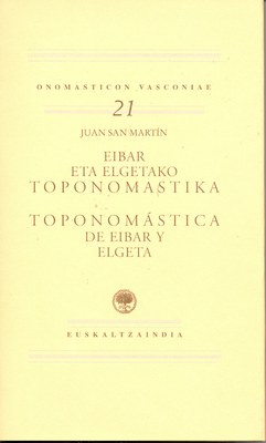 Eibar eta Elgetako Toponomastika