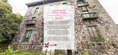 Unzueta jauregia, 360º Unzueta jauregia, 360º