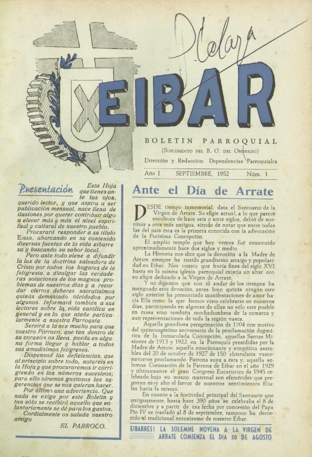 Eibar rebista 1952
